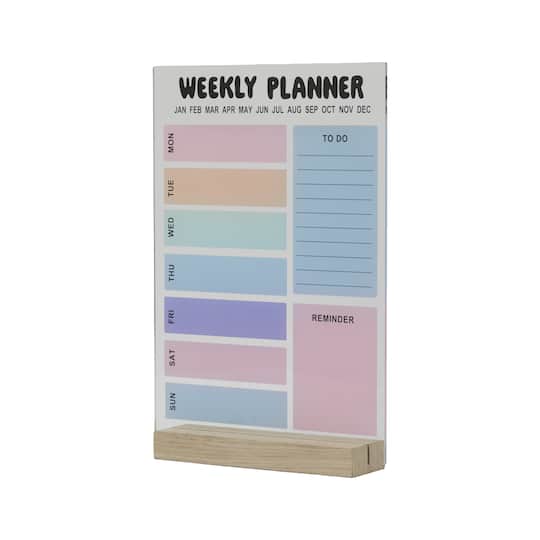 Class Rules! 12" Dry Erase Tabletop Weekly Planner by B2C™